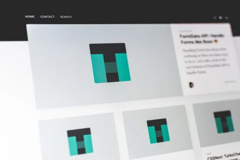 Photo Website template