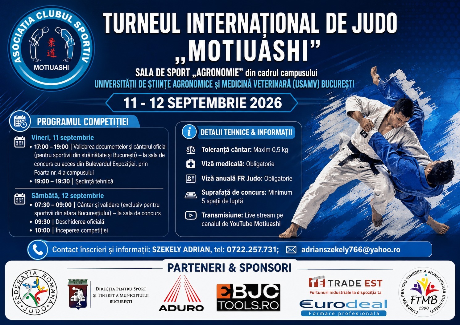 Aproximativ 800 de tineri judoka din patru tari la turneul i — Leul Greu